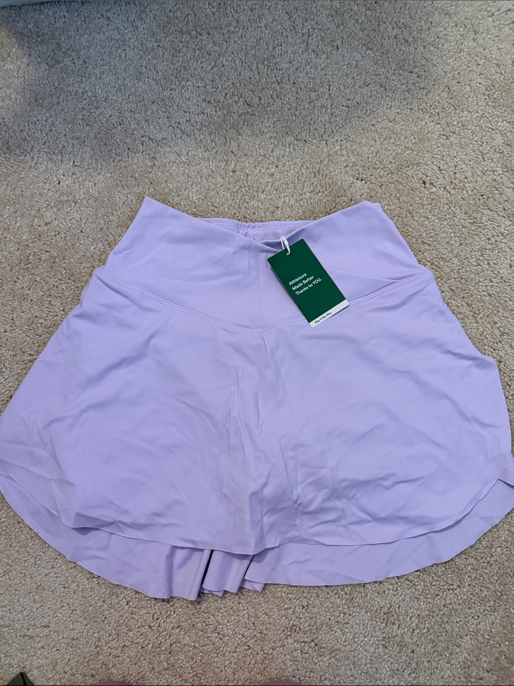HALARA Lilac Active Skort with Built-In Shorts